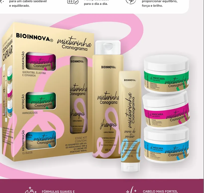 Kit Mixturinha Cronograma